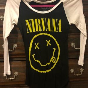 Nirvana baseball tee